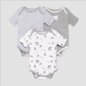 Burt's Bees Baby Baby Boys' 3pk Koala Bodysuit0-3M